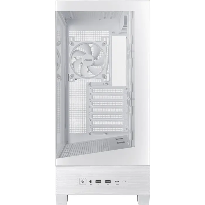 ASUS A31 PLUS TG ARGB, tower case white, tempered glass x 2