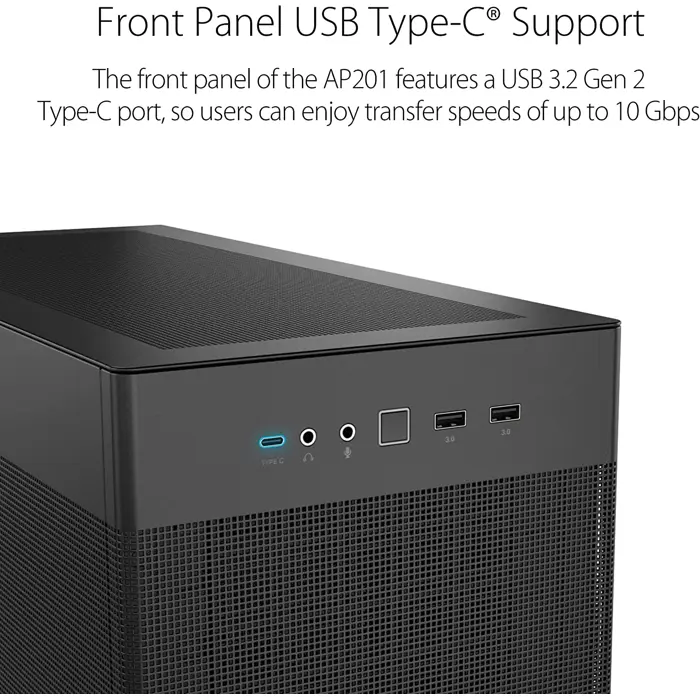 ASUS AP201 ASUS PRIME CASE, tower case (black)