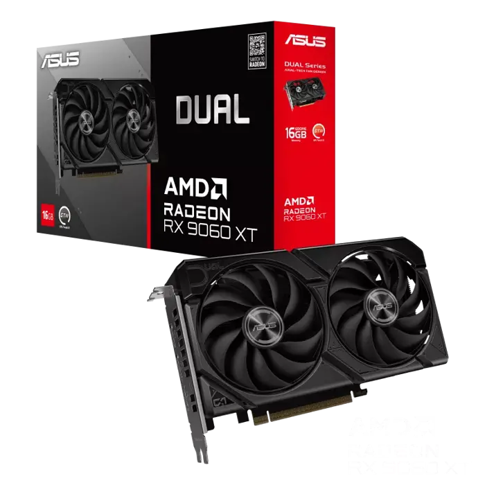 ASUS Dual Radeon RX 9060 XT 16GB GDDR6, DUAL-RX9060XT-16G