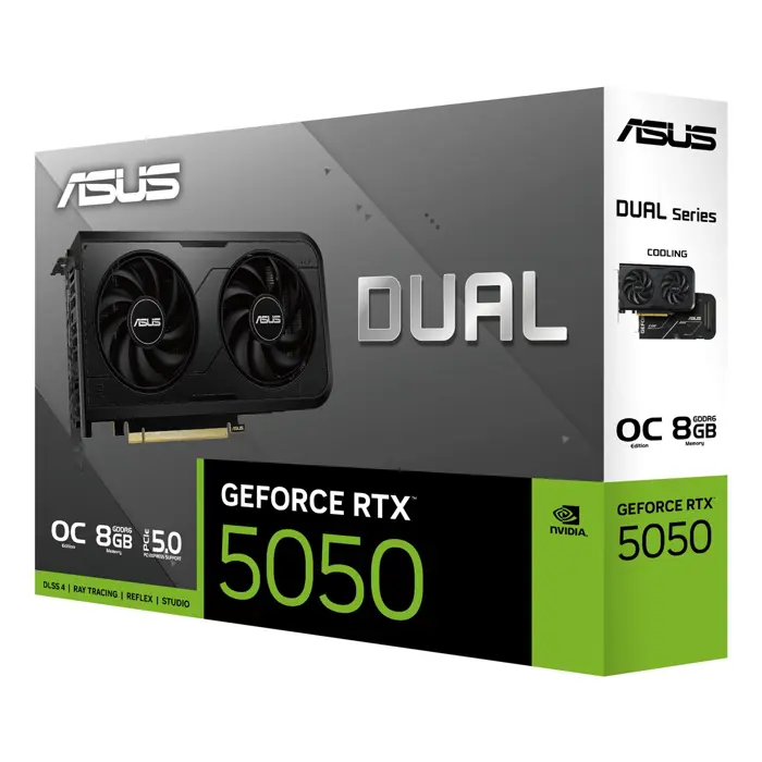 ASUS Dual RTX5050-O8G NVIDIA GeForce RTX 5050 8 GB GDDR6