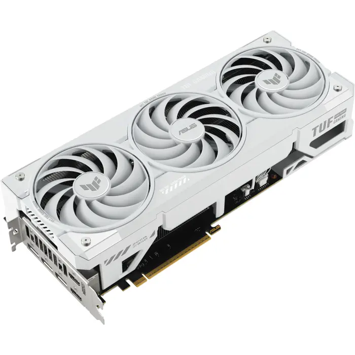 ASUS GeForce RTX 5070 Ti TUF GAMING OC WHITE Edition, graphics card DLSS 4, 3x DisplayPort, 2x HDMI 2.1