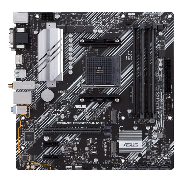 ASUS PRIME B550M-A WIFI II AMD B550 Socket AM4 micro ATX