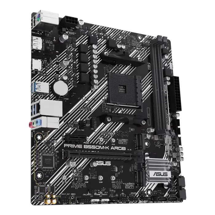 ASUS PRIME B550M-K ARGB AMD B550 Socket AM4 micro ATX
