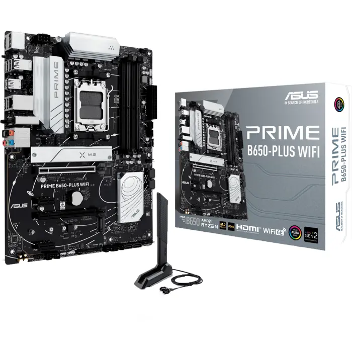 Asus PRIME B650-PLUS WIFI (black/silver) - Socket AM5