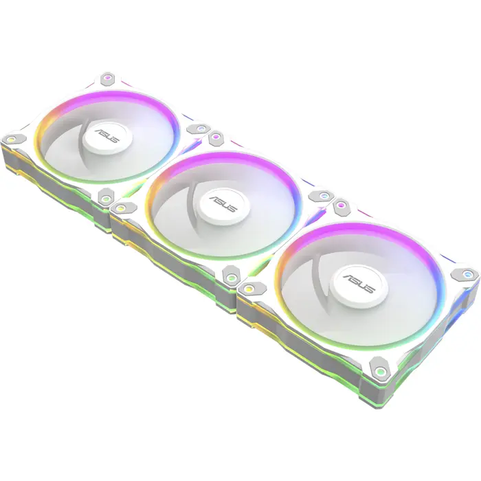 ASUS Prime MR120 ARGB Fan, case fan white, 3-pack, 120 mm
