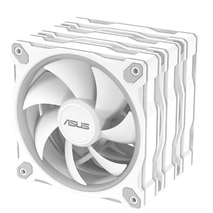 ASUS Prime MR120 Fan ARGB White 3in1 Computer case 12 cm