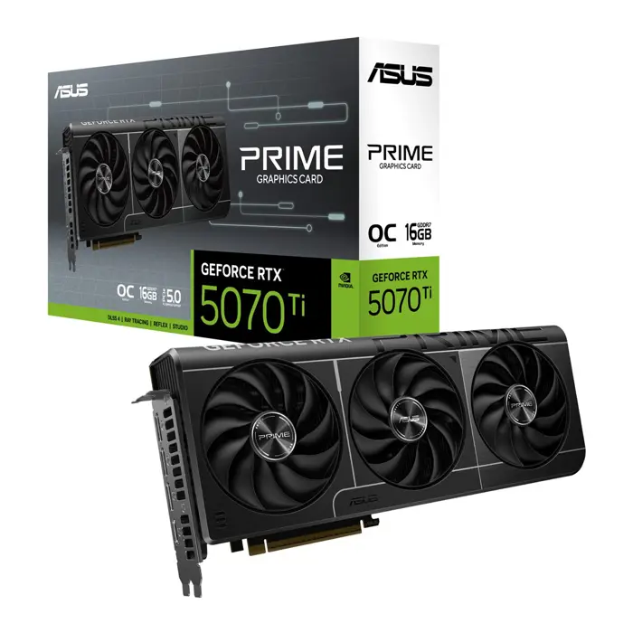 ASUS Prime -RTX5070TI-O16G NVIDIA GeForce RTX 5070 Ti 16 GB GDDR7