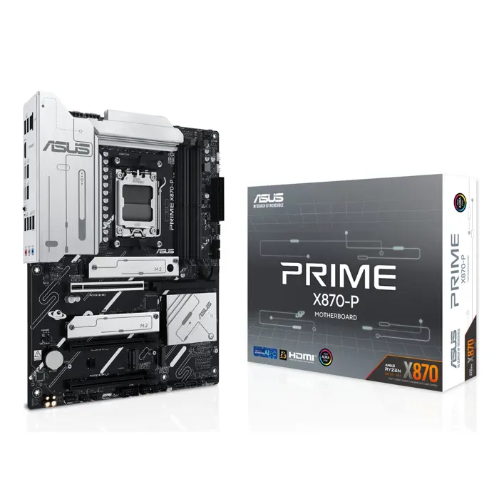 ASUS PRIME X870-P AMD X870 Socket AM5 ATX