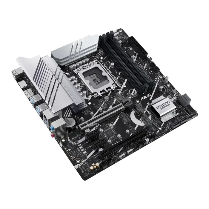 Asus | PRIME Z790M-PLUS | Processor family Intel | Processor socket LGA1700 | DDR5 DIMM | Memory slots 4 | Supported hard disk drive interfaces SATA, M.2 | Number of SATA connectors 4 | Chipset Inte