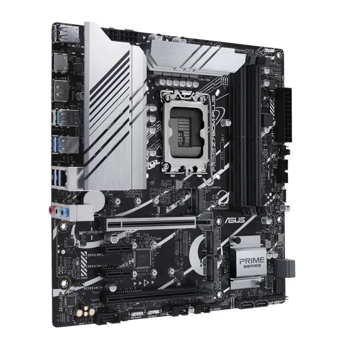 Asus | PRIME Z790M-PLUS | Processor family Intel | Processor socket LGA1700 | DDR5 DIMM | Memory slots 4 | Supported hard disk drive interfaces SATA, M.2 | Number of SATA connectors 4 | Chipset Inte