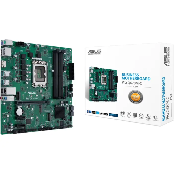 ASUS PRO Q670M-C-CSM - Socket 1700 - motherboard
