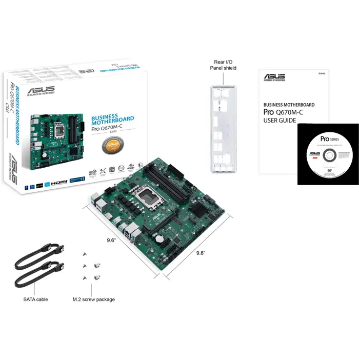 ASUS PRO Q670M-C-CSM - Socket 1700 - motherboard