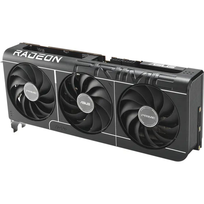 ASUS Radeon RX 9070 PRIME GAMING OC, graphics card gray, RDNA4, GDDR6, 3x DisplayPort, 1x HDMI
