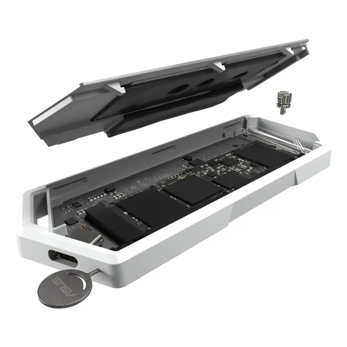 ASUS ROG Strix Arion White Edition SSD enclosure M.2