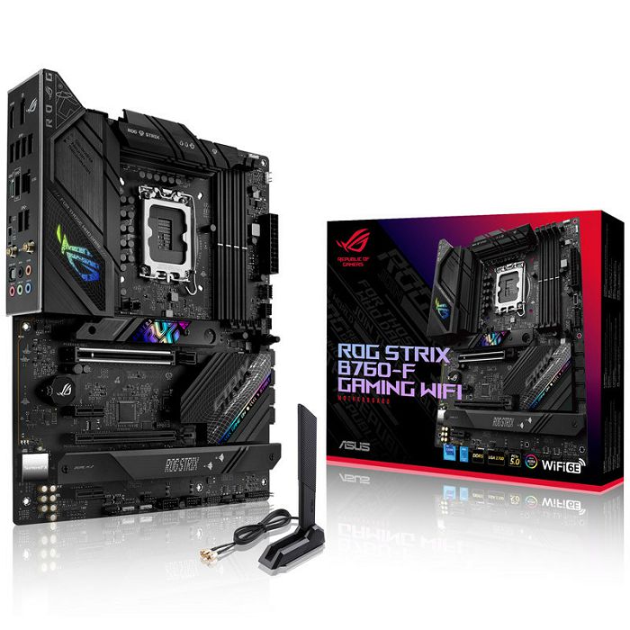 ASUS ROG Strix B760-F Gaming WiFi, Intel B760 Mainboard - Socket 1700, DDR5 90MB1CT0-M0EAY0