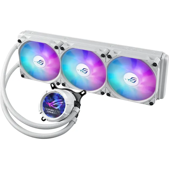 ASUS ROG STRIX LC III 360 ARGB LCD, water cooling (white)