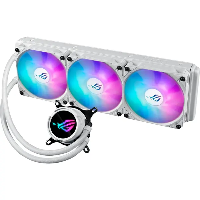 ASUS ROG STRIX LC III 360mm ARGB White Edition, water cooling (white)
