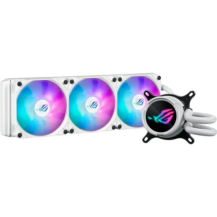 ASUS ROG STRIX LC III 360mm ARGB White Edition, water cooling (white)