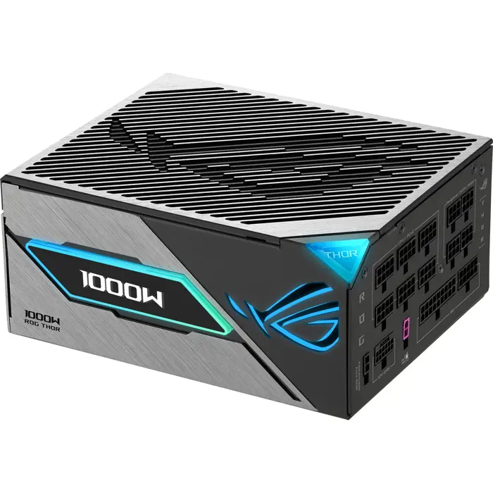Asus ROG THOR 1000W Platinum III E (black, 1x 12 pin high power GPU, 4x PCIe, cable management, 1000 watts)
