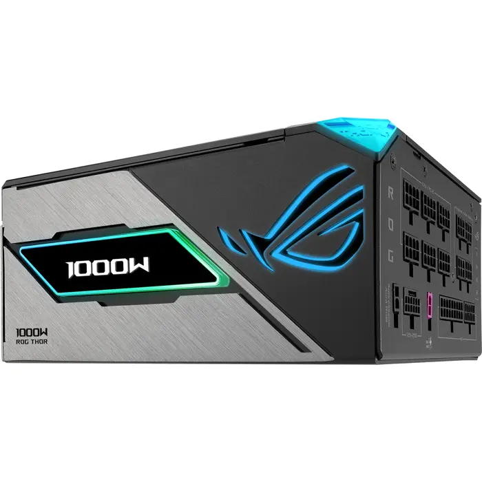 Asus ROG THOR 1000W Platinum III E (black, 1x 12 pin high power GPU, 4x PCIe, cable management, 1000 watts)