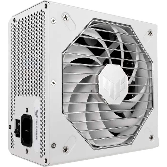 ASUS TUF Gaming 1000W Gold White Edition, PC power supply (black, 1x 12VHPWR, 5x PCIe, cable management, 1000 watts)