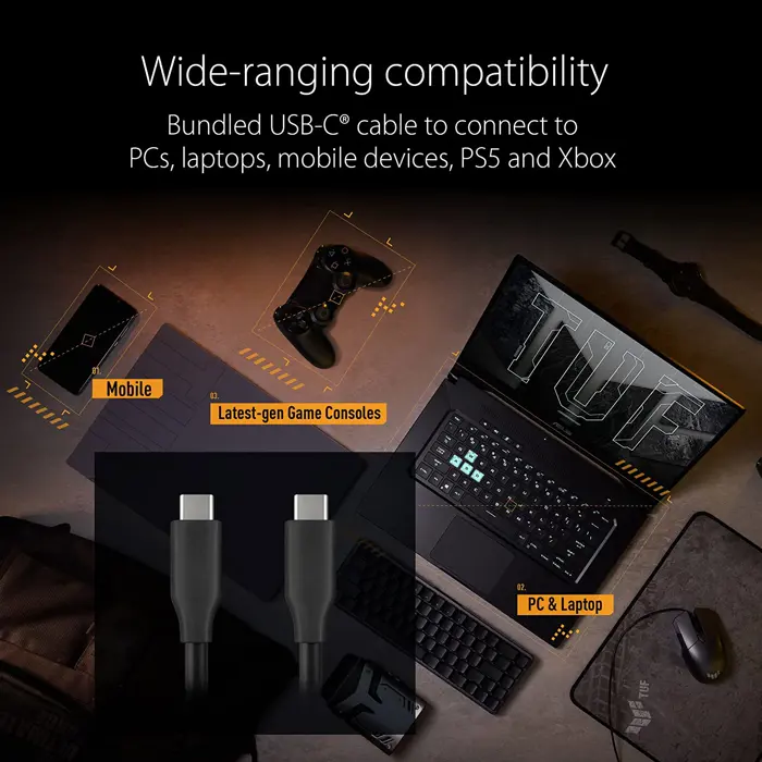 ASUS TUF Gaming A1, Drive Case (Black)