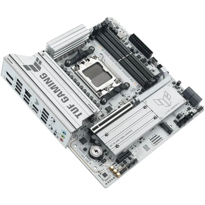 ASUS TUF GAMING B850M-PLUS WIFI7 WHITE - Socket AM5 - motherboard