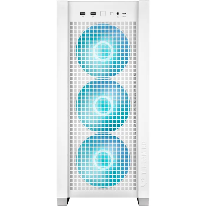 ASUS TUF GAMING GT302 ARGB, tower case (white, tempered glass)