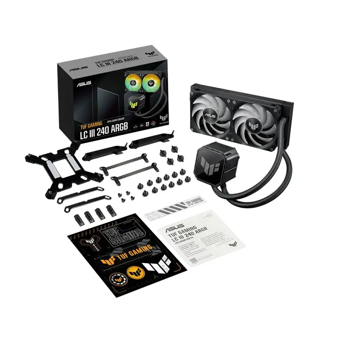 ASUS TUF GAMING LC III 240 ARGB Processor All-in-one liquid cooler 12 cm Black