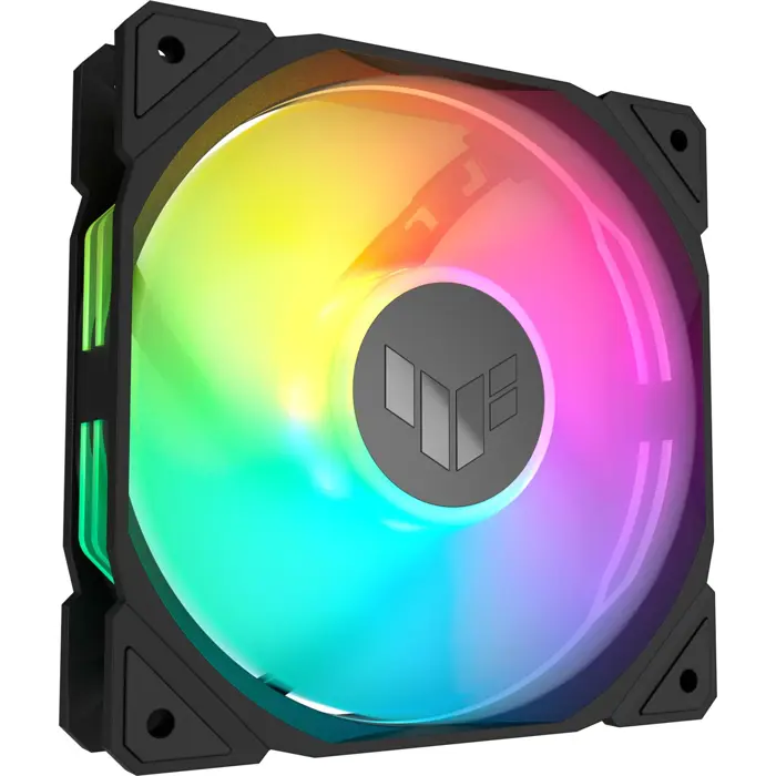ASUS TUF GAMING TR120 ARGB, case fan (black/transparent, reverse blade, 3-pack)
