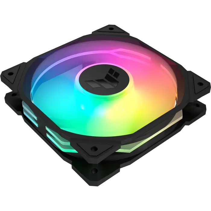 ASUS TUF GAMING TR120 ARGB, case fan (black/transparent, reverse blade, 3-pack)