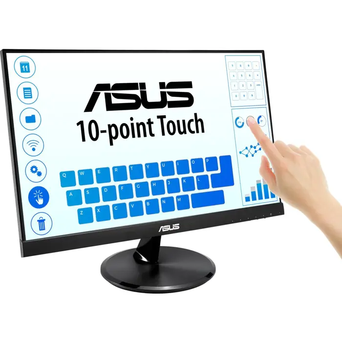 ASUS VT229H - 21.5 - LED - FullHD, IPS, capacitive, touchscreen, black