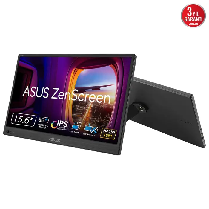ASUS ZenScreen MB169CK computer monitor 39.6 cm (15.6") 1920 x 1080 pixels Full HD LCD Black