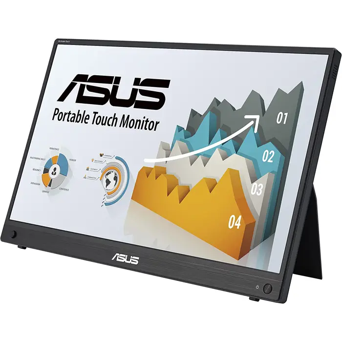 ASUS ZenScreen MB16AHT - 16 - LED - black, FullHD, IPS, multi-touch, USB-C