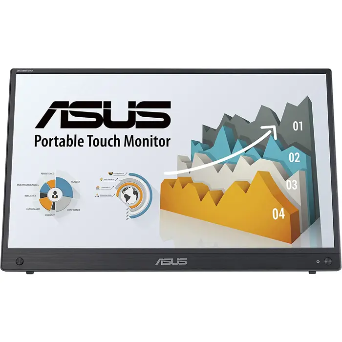 ASUS ZenScreen MB16AHT - 16 - LED - black, FullHD, IPS, multi-touch, USB-C