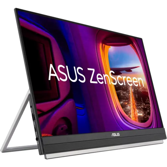 ASUS ZenScreen MB229CF, LED monitor - 22 - black/silver, FullHD, IPS, USB-C, 100Hz panel