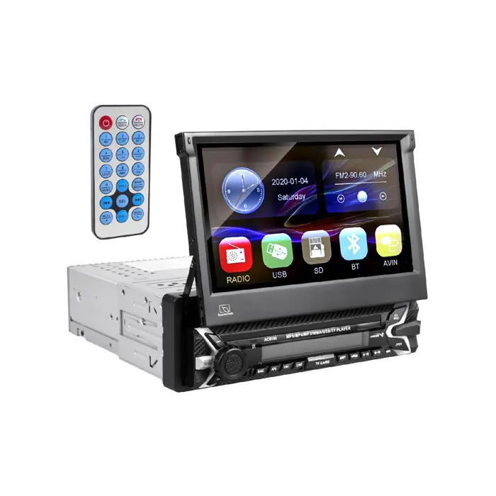 Audiocore AC9100 radio Car Digital Black, Red