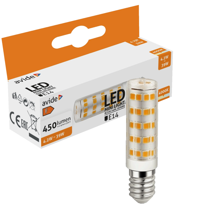 Avide LED sijalica, 4.2W, E14, 4000K, IP20 - ABJD14NW-4.2W-B