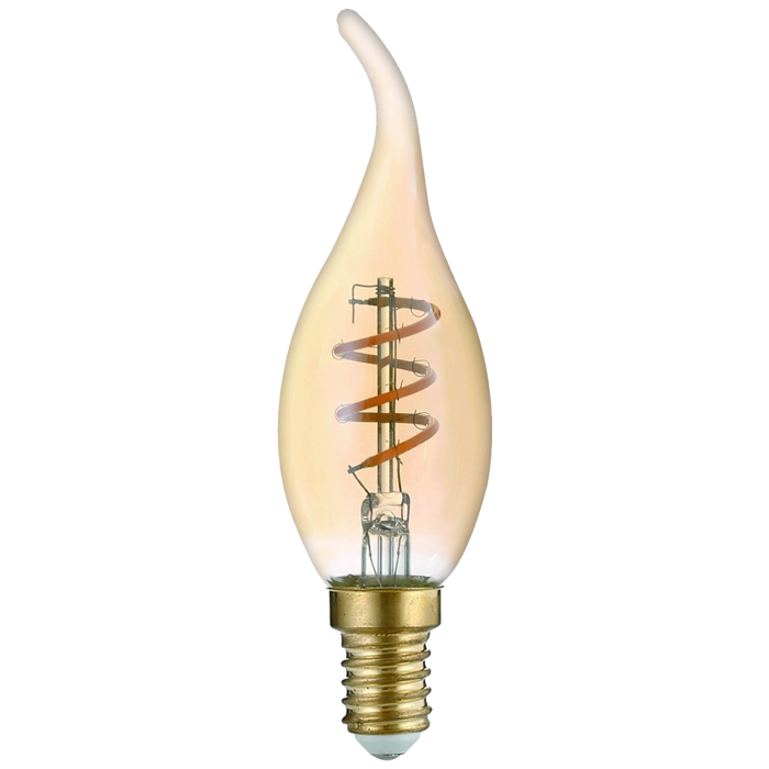Avide Žarulja,LED 3W,E14,2700K,230V AC,topla bijela svjetlost - Soft Filament Candle Flame 3W E14