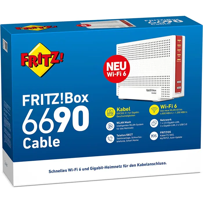 AVM FRITZ!Box 6690 cable, router