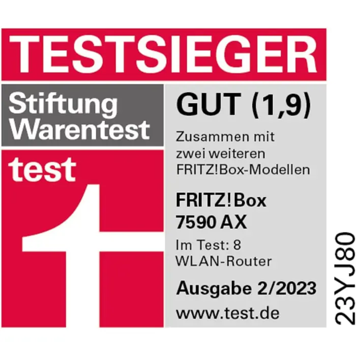 AVM FRITZ!Box 7590 AX version 2, mesh router