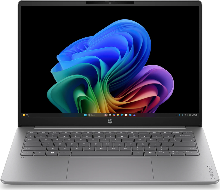 Laptop HP OmniBook 3 NGAI 14-hz0001nax / Qualcomm Snapdragon X / RAM 16 GB / 256GB SSD / 14,0″ WUXGA
