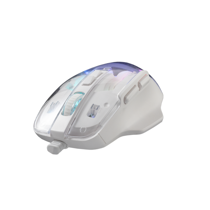 BARACUDA gaming miš BGM-062 ANGLERFISH bijeli 7.200dpi