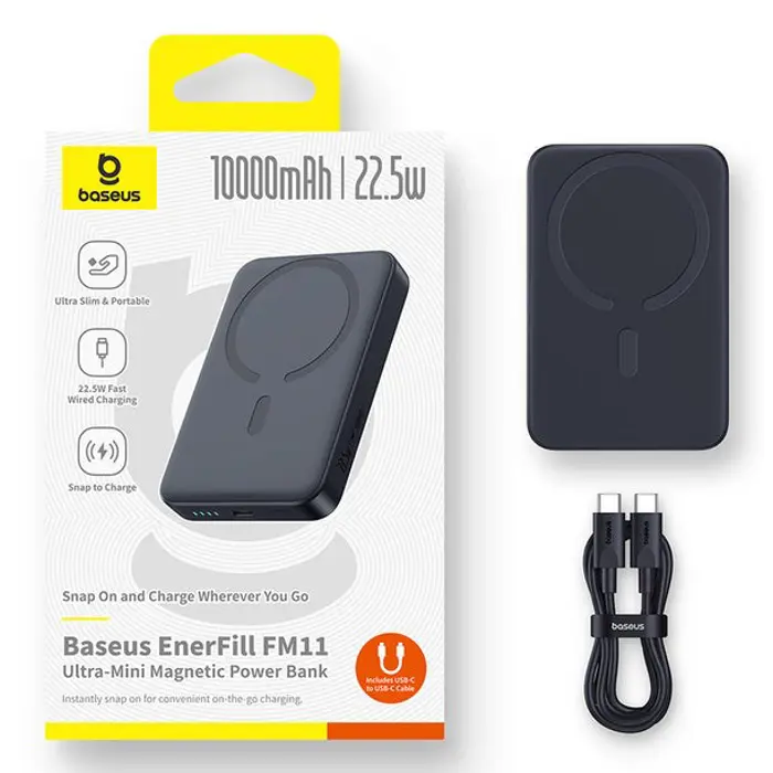 Baseus EnerFill FM11 10000 mAh Wireless charging Black