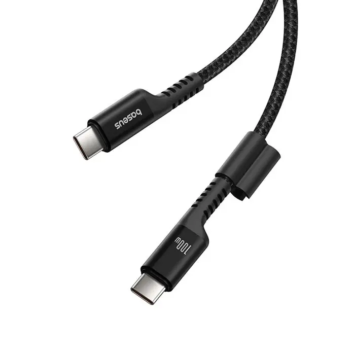 Baseus Fish-Eye USB C to USB C fast charging cable 1 m 100 W Black