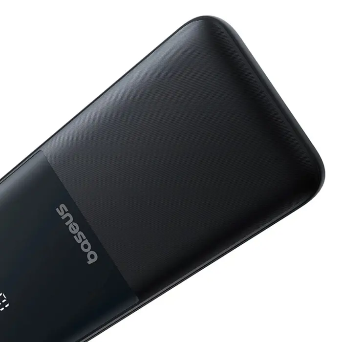 Baseus Lipow Powerbank with dual built-in cable and display 10000mAh 22.5W Black