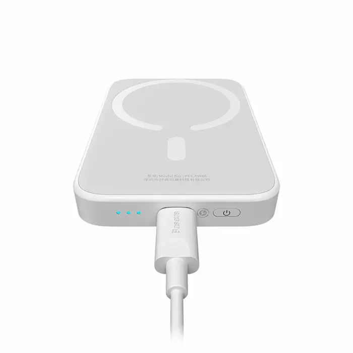 Baseus P10059002223-00 power bank 6000 mAh Wireless charging White