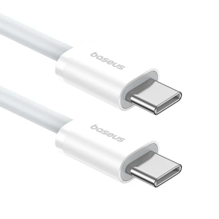 Baseus Superior USB C to USB C data cable 1 m 30 W White
