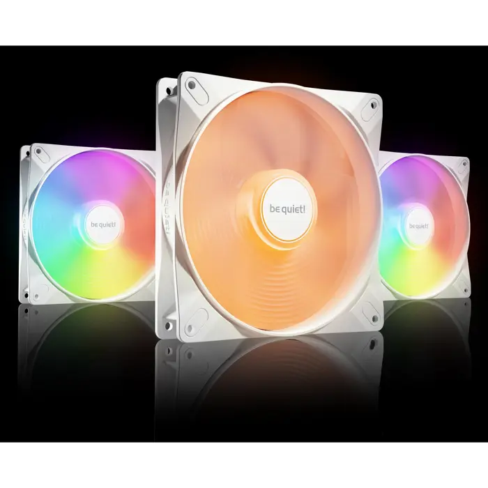 Be quiet Light Wings LX PWM 140mm Reverse (white, pack of 3, Reverse, 140 mm)