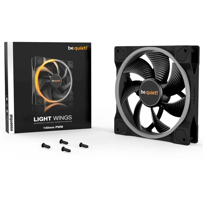 be quiet! Light Wings PWM 140x140x25 | BL074